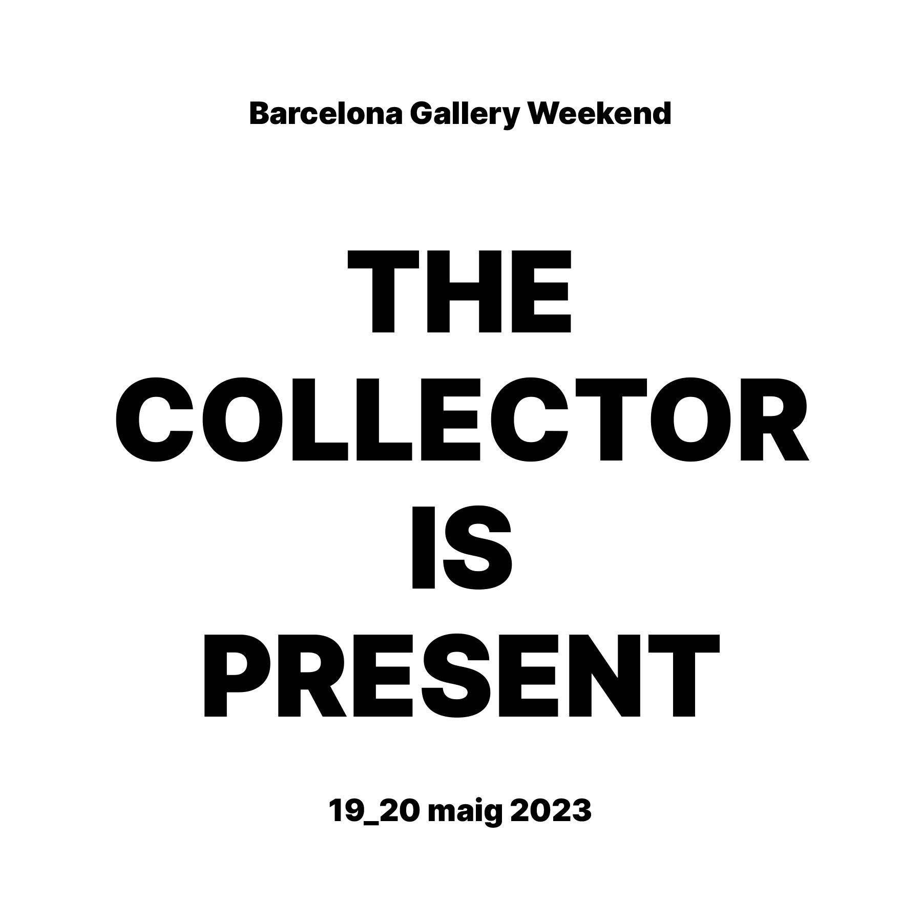 barcelona gallery weekend