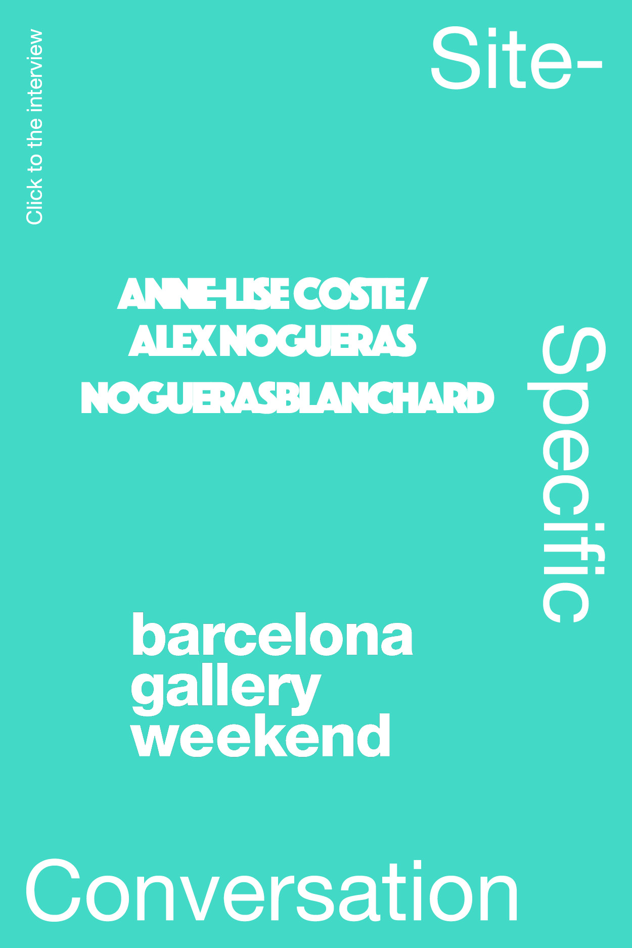 barcelona gallery weekend